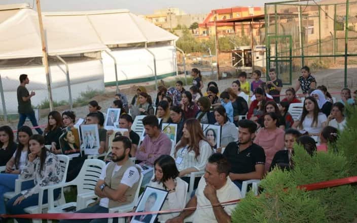 Yazidis in a refugee camp in Dohuk mark 5th anniversary of IS advance on Sinjar.
