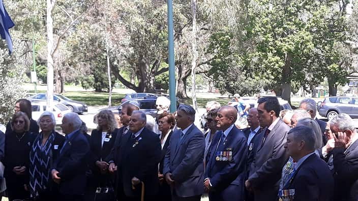 At the Australian Hellenic Memorial, Melbourne. 