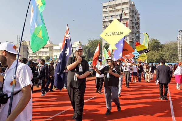International Kite Festival in Ahmedabad, Anandiben Patel