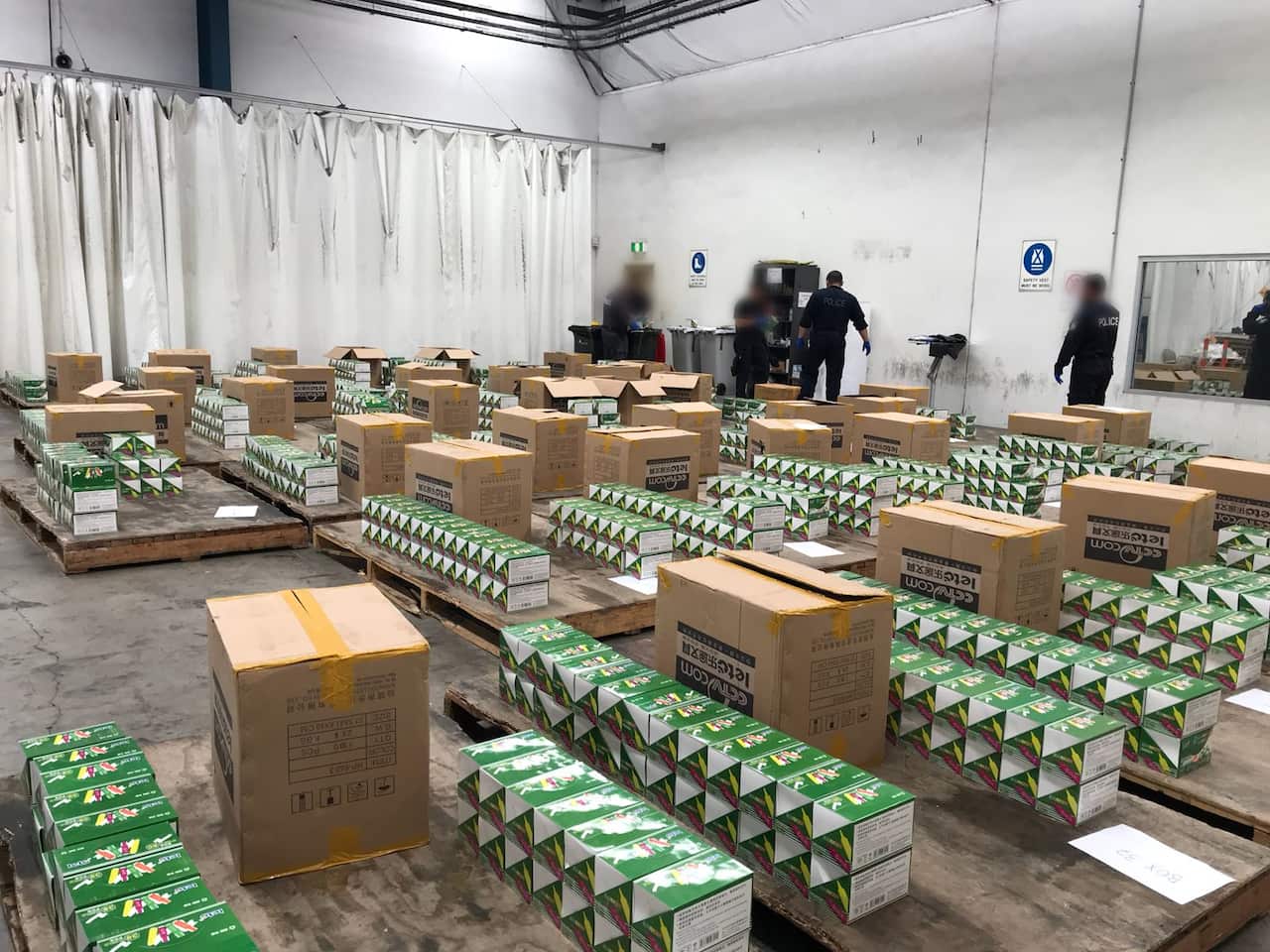 A man has been charged after a joint investigation by the Australian Border Force (ABF) and New South Wales Police Force (NSWPF) into the alleged importation of almost 300kg of ephedrine, concealed in 21,000 highlighter pens.