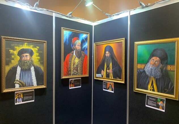 Τα 4 έργα που έγιναν γραμματόσημα.