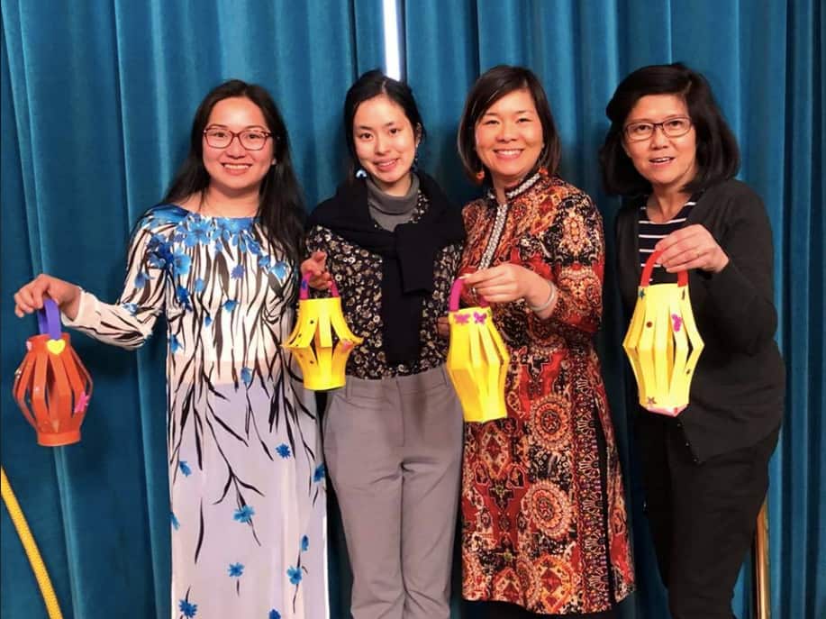 Các giáo viên Song ngữ Tiếng Việt tại Government House trong dịp Tết Trung Thu 2018