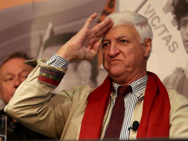 Federal MP Bob Katter takes part in a panel event.