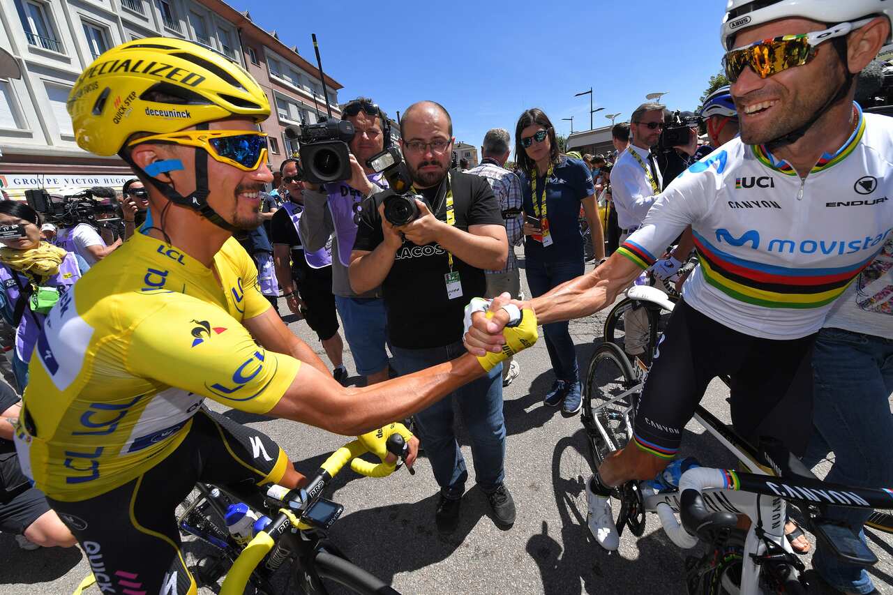 Julian Alaphilippe, Alejandro Valverde, Tour de France 2019, Stage 5