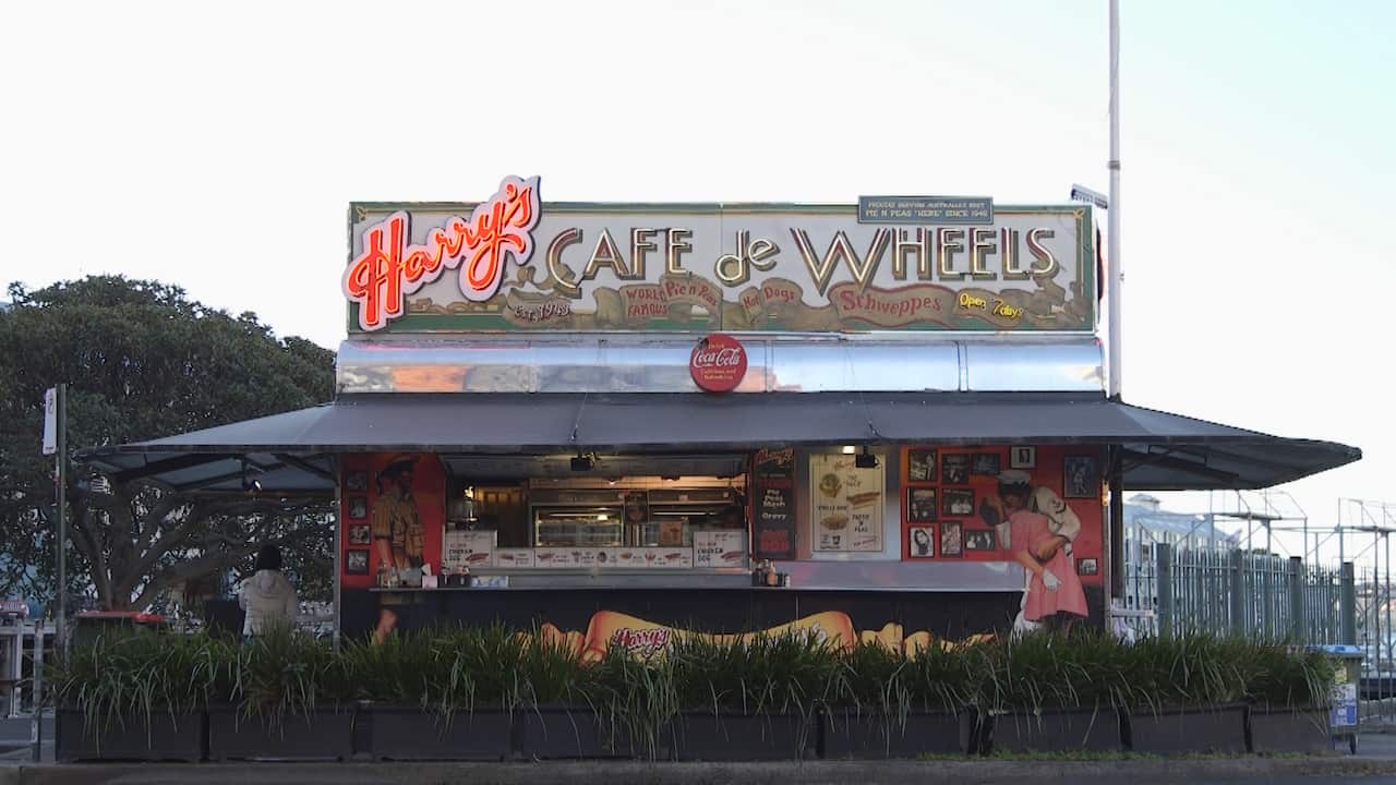 Harry's Cafe de Wheels is Sydney's first known mobile eaterie