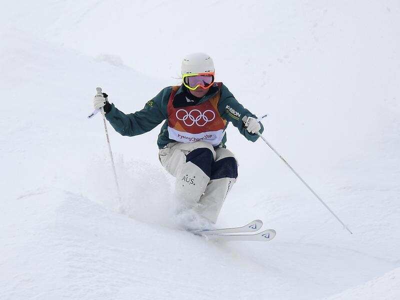 Australian moguls skier Britt Cox