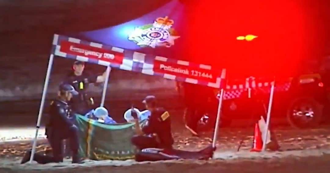 A crime scene has been established at the beach where the infant girl was found. 