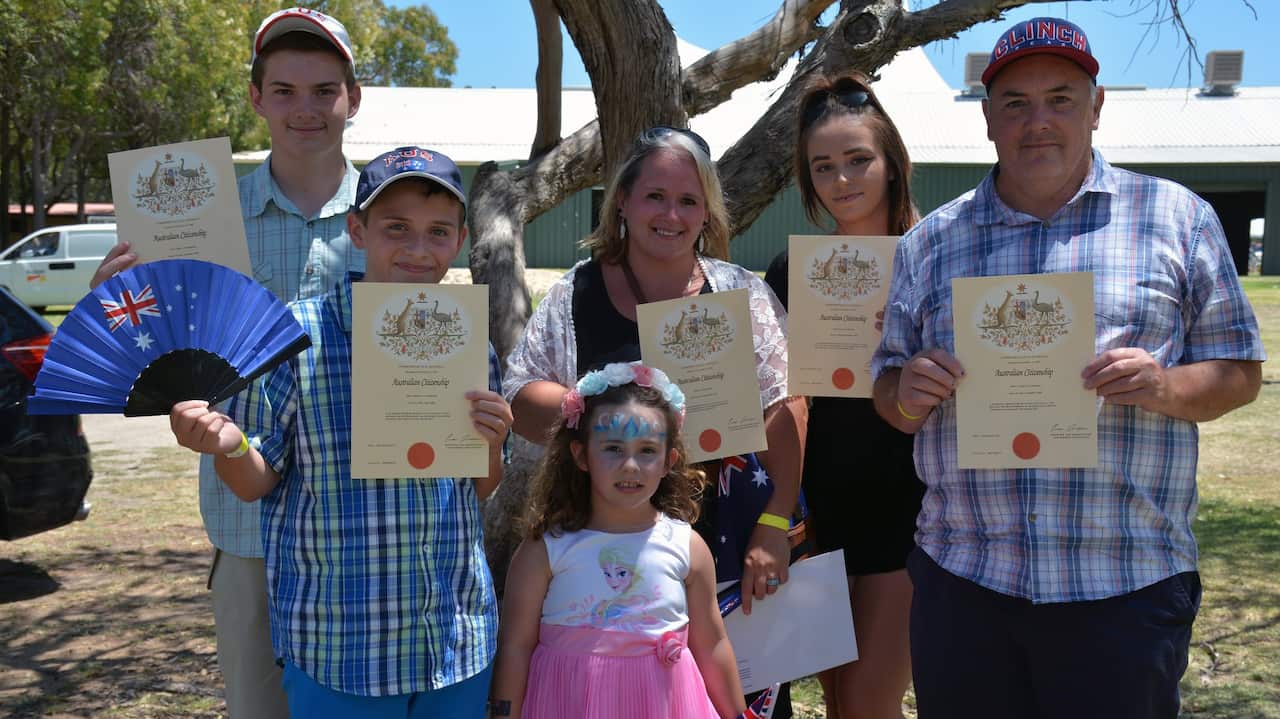 The Chambers family, who arrived in Perth from Wales ten years ago