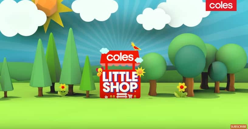 Coles 'Little Shop' promotion was launched on July 18 and will run until late August. 