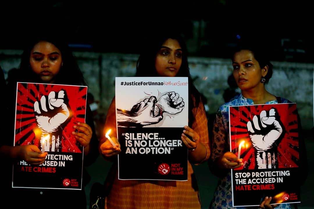There have been ongoing protests in India over the rape of women and girls.