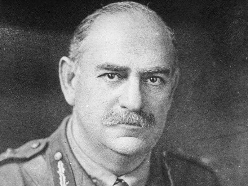 WWI military commander General Sir John Monash. 