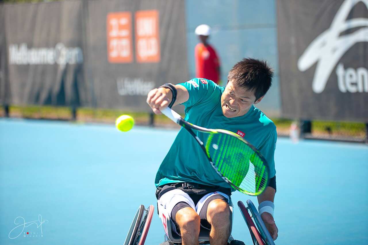 Shingo Kunieda Melbourne open tennis wheelchair 2019