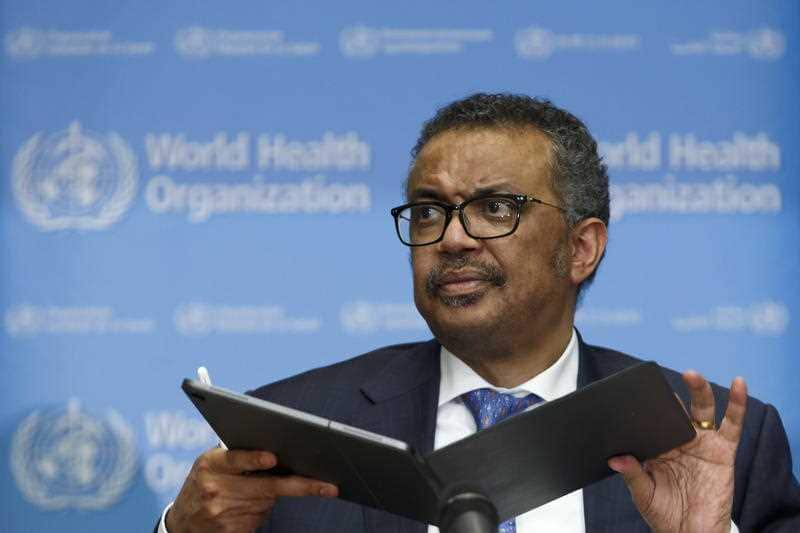 Director General of the World Health Organization (WHO) Tedros Adhanom Ghebreyesus