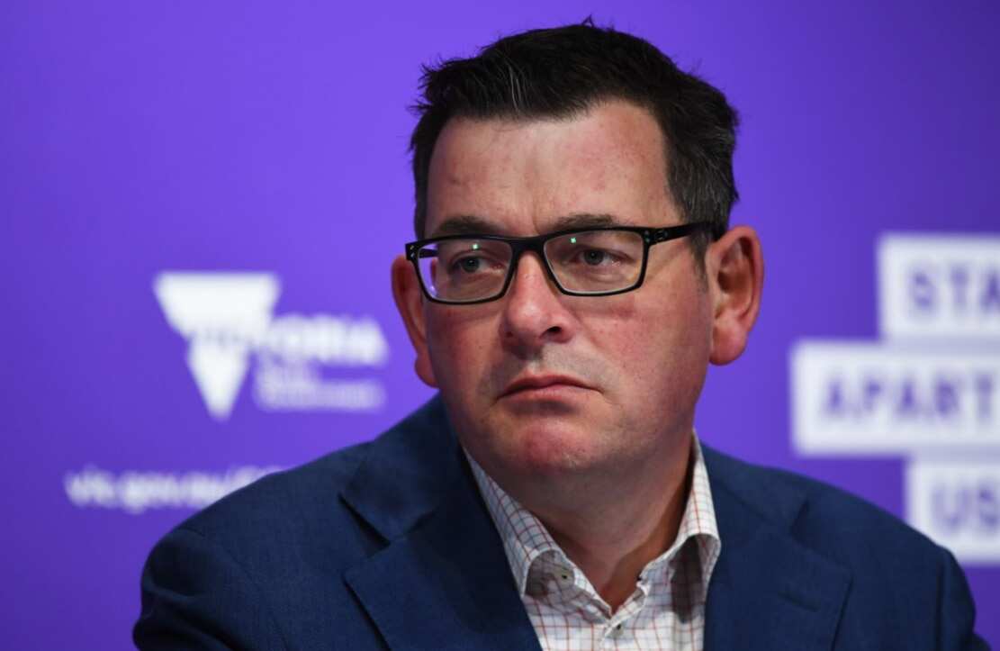 Victorian Premier Daniel Andrews addresses the media