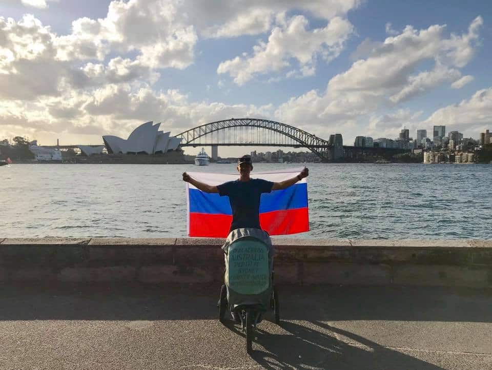 Run across Australia, Ruslan Shakin