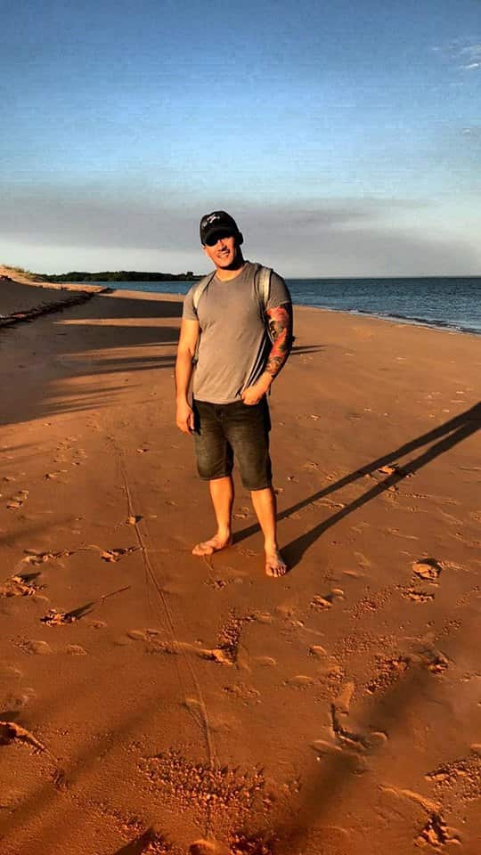 Image of Add at a beach sand dune in the Northern Territory