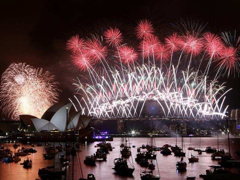 New Year's Eve Fireworks on Sydney Harbour