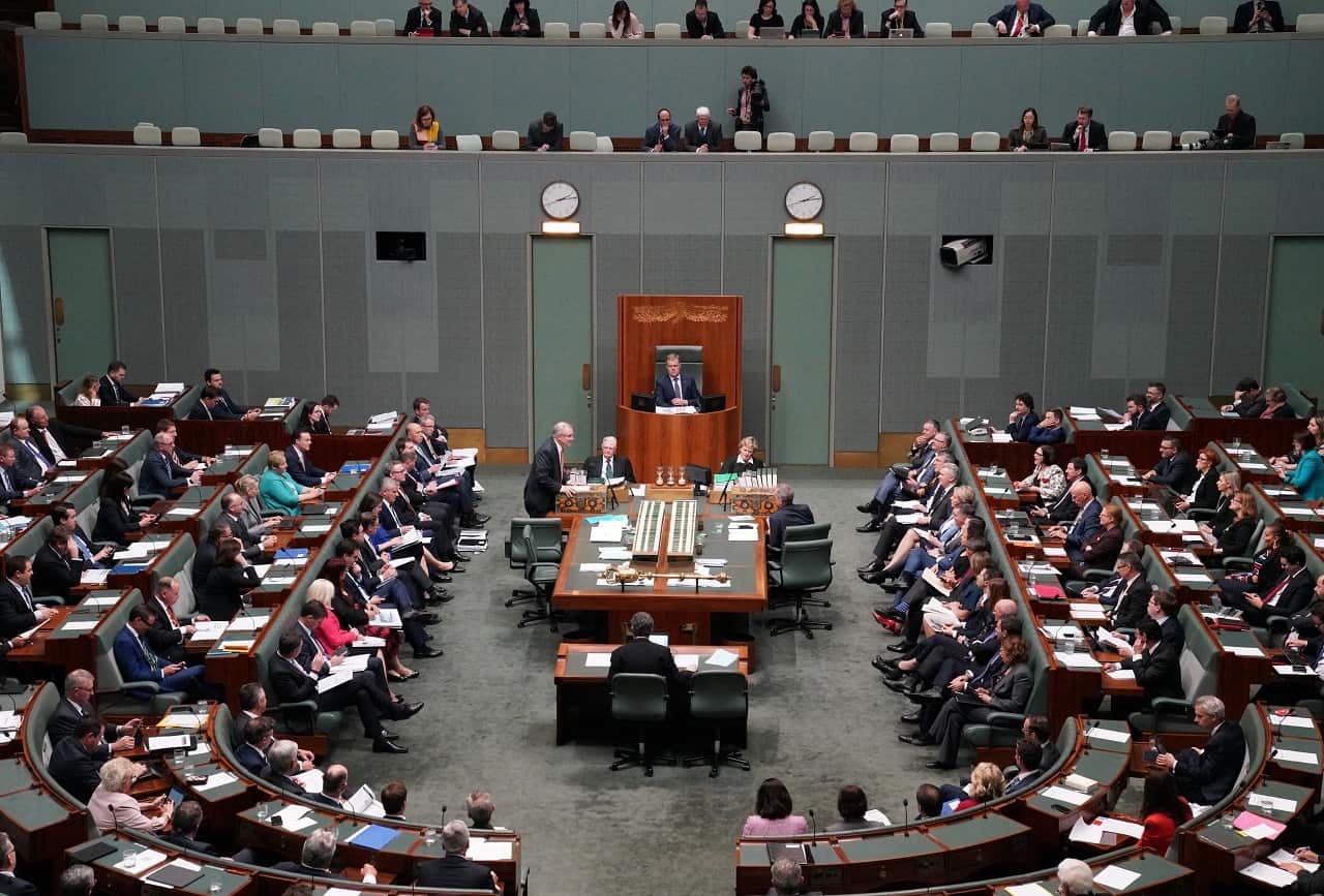 Question Time in the House of Representatives.