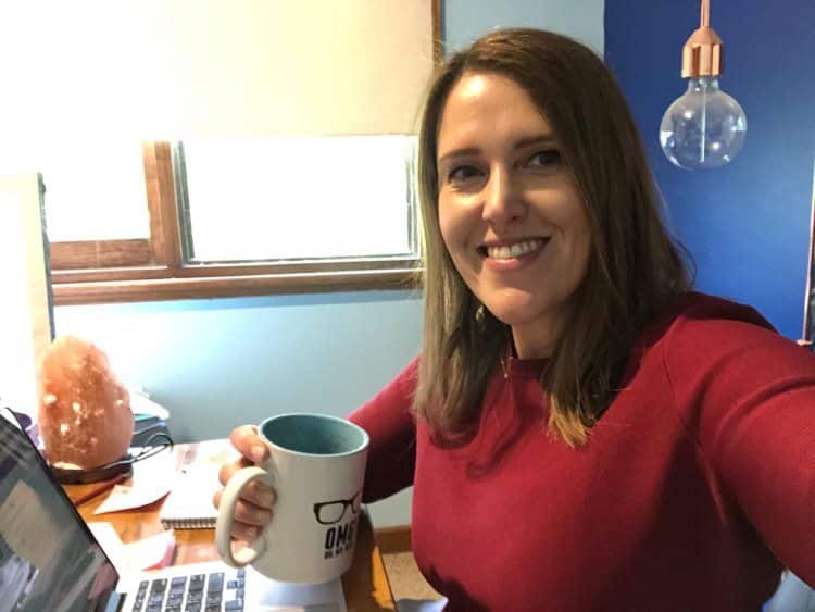 Stephanie Barr is working from her Melbourne home. 