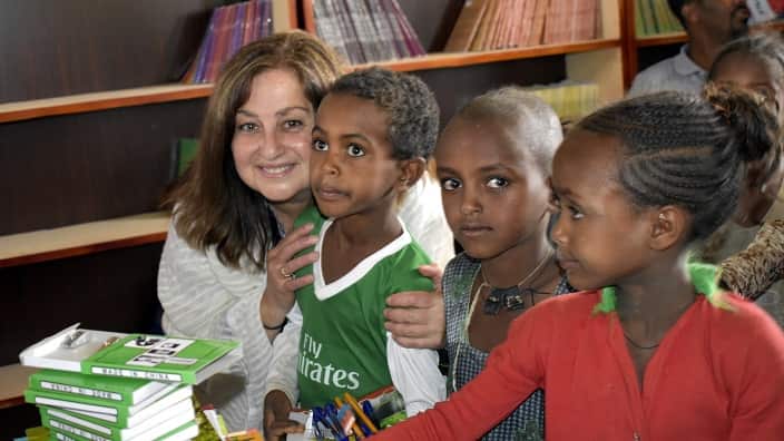 Greek Australian volunteer Maria Strintzos. 