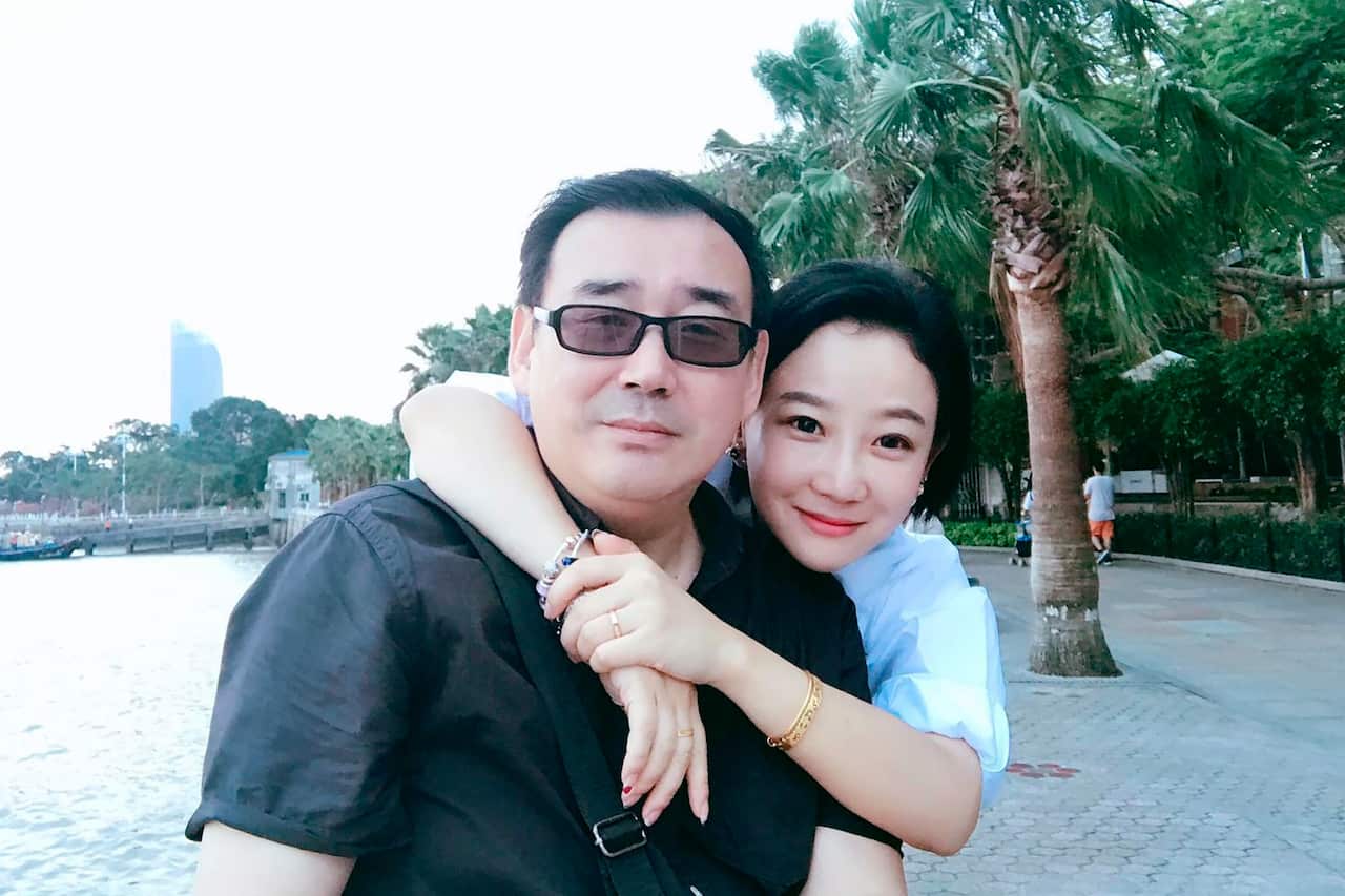 Yang Hengjun and his wife, Yuan Xiaoliang.