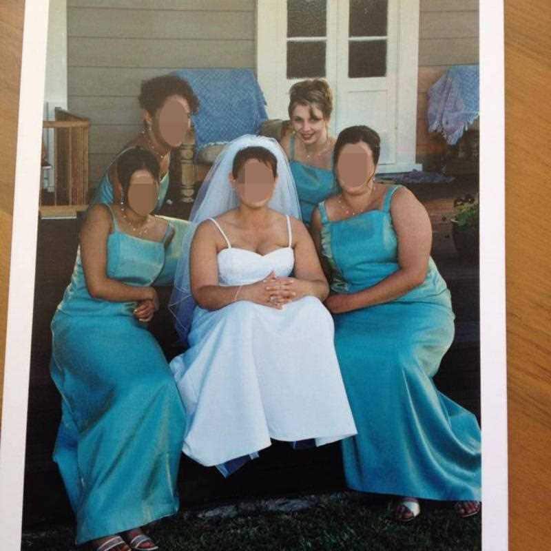 Cindy Low (back right) was killed  after being thrown from a raft when the Thunder River Rapids ride malfunctioned in October 2016.