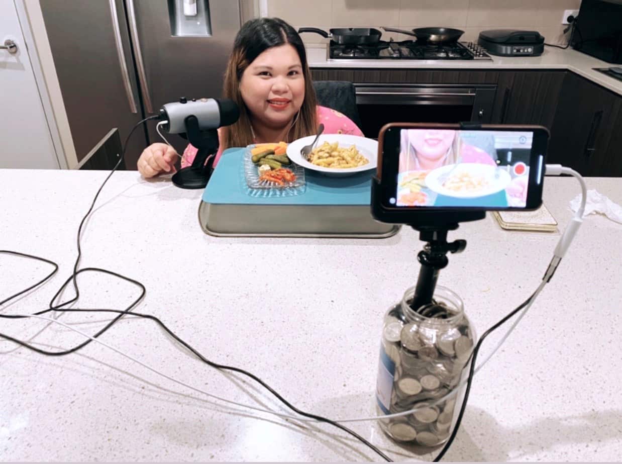 asmr, mukbang, food vlog, vlogging