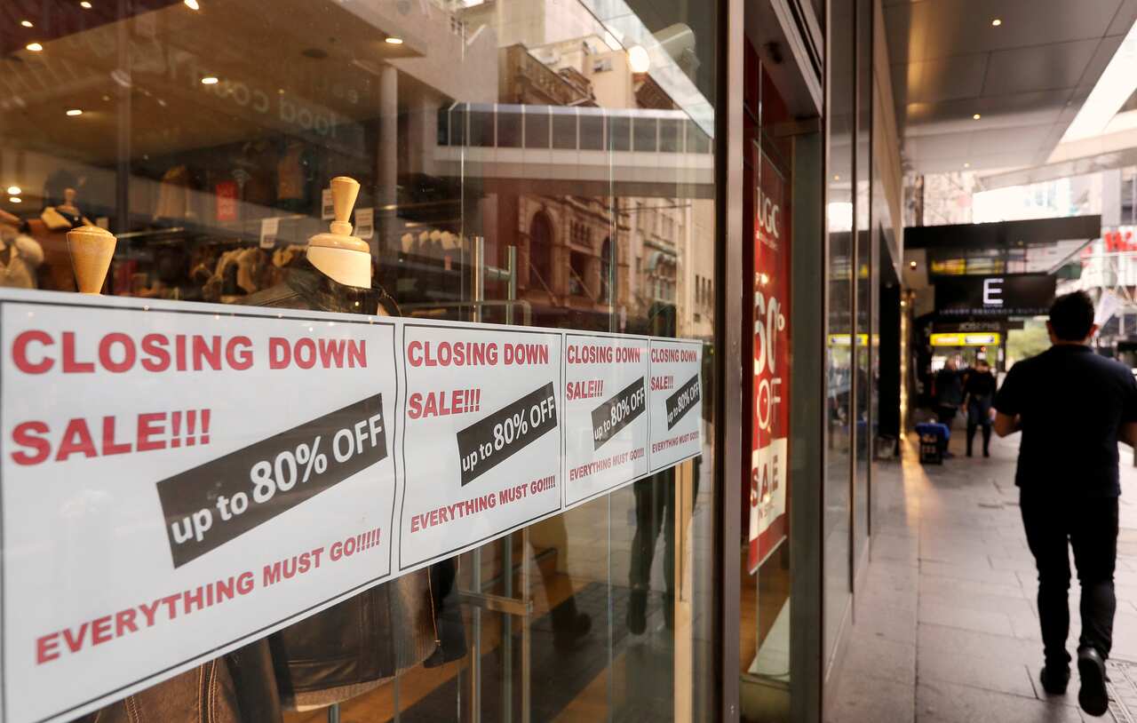 Australia's economy has suffered its sharpest quarterly drop since the Great Depression.