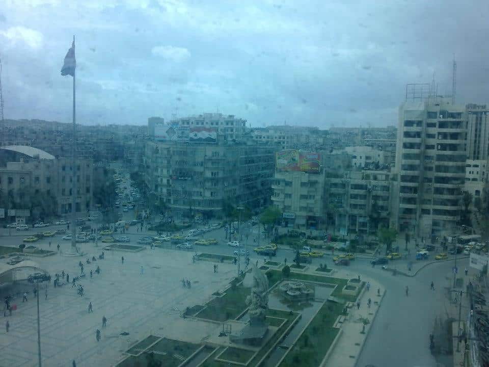 Saad Allah Jabiri square in Aleppo, Syria 