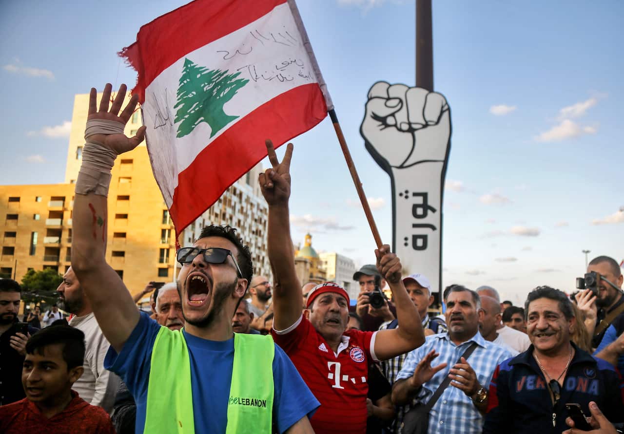 Protest in Lebanon