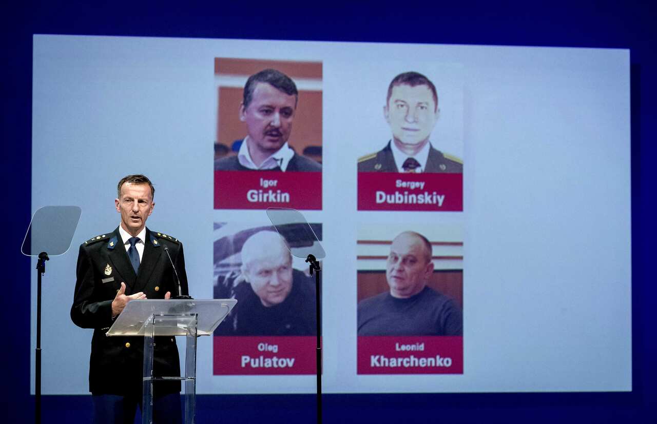 Wilbert Paulissen of the Joint Investigation Team (JIT) names the four suspects of the downing of MH17 in 2014.