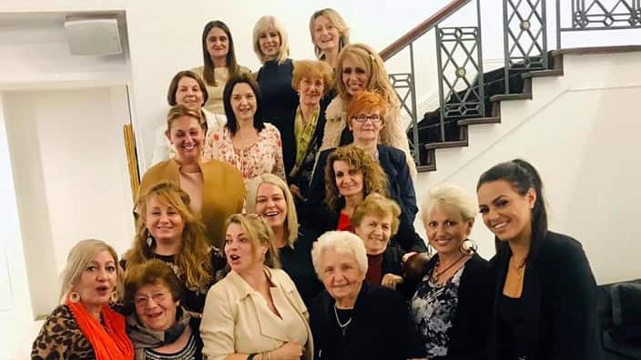 "m.a.d. woman foundation" and AHEPA's "Daughters of Penelope" event. 