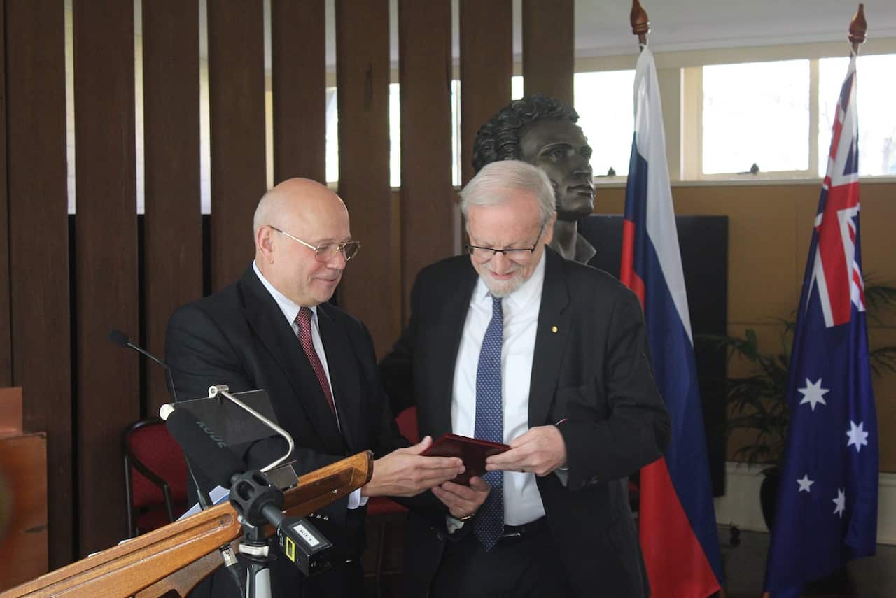 The Russian Ambassador G.Logvinov