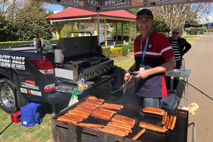 Barbecue by You Belong volunteer