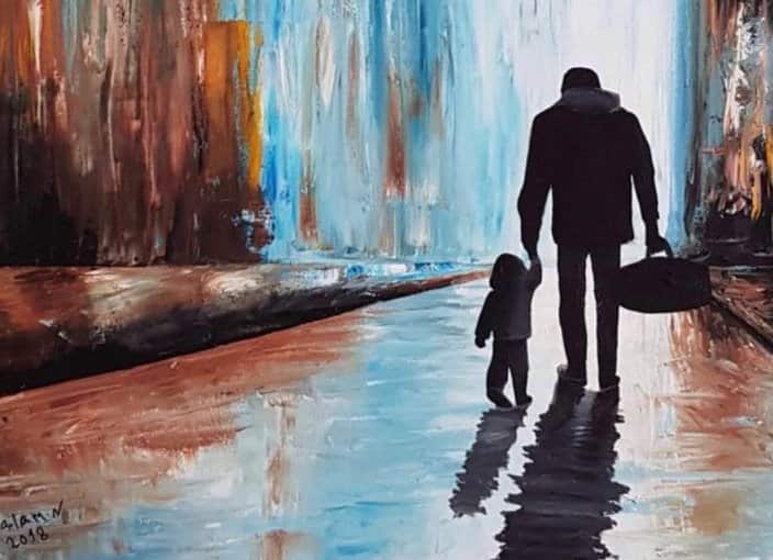 Painting by artist Salman Noah