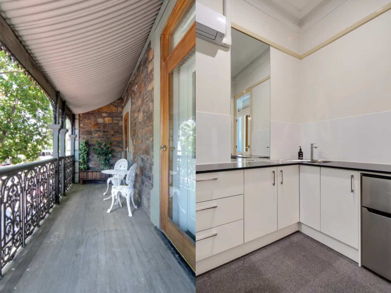 Modified apartment in Adelaide