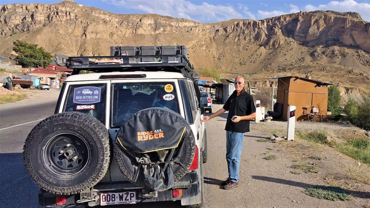 Rüdiger Buchholz Im Geländewagen von Australien nach Deutschland 4WD Australia Germany Adventure