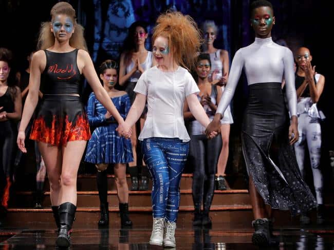Madeline Stuart walks the runway in NY