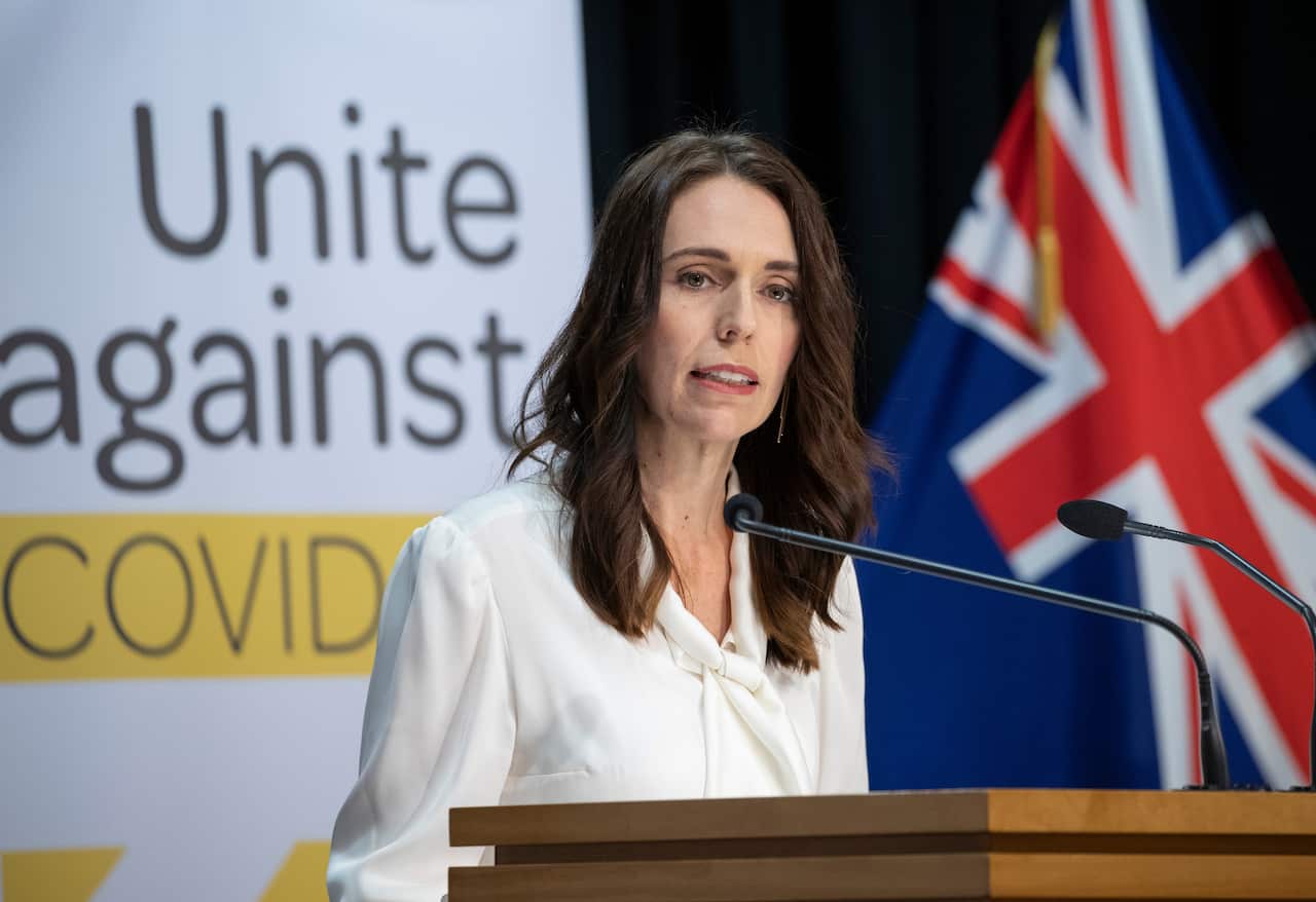 New Zealand's Prime Minister Jacinda Ardern announced the ease in restrictions on Monday.