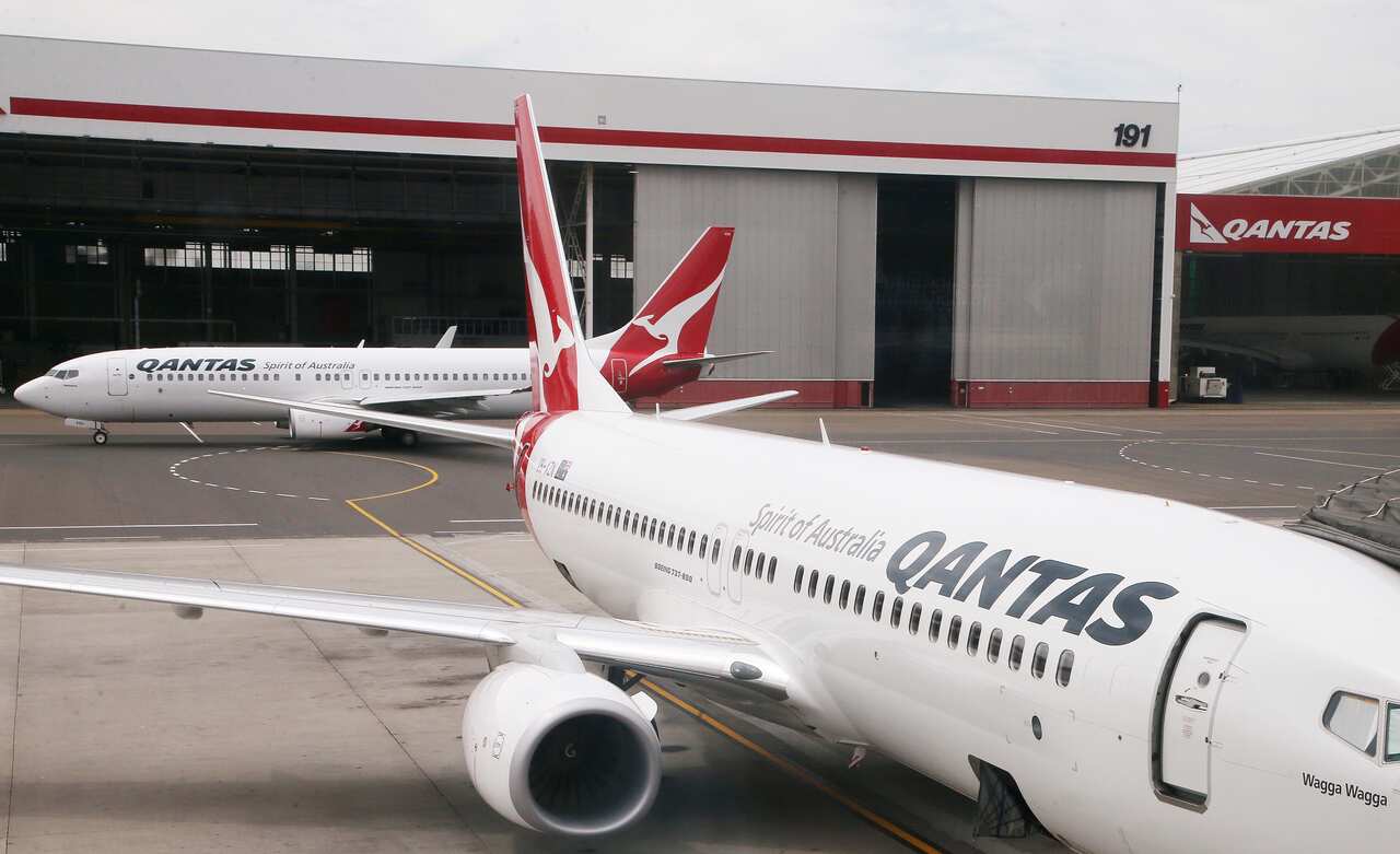 Qantas has pulled three its Boeing 737 fleet from service after finding hairline cracks.