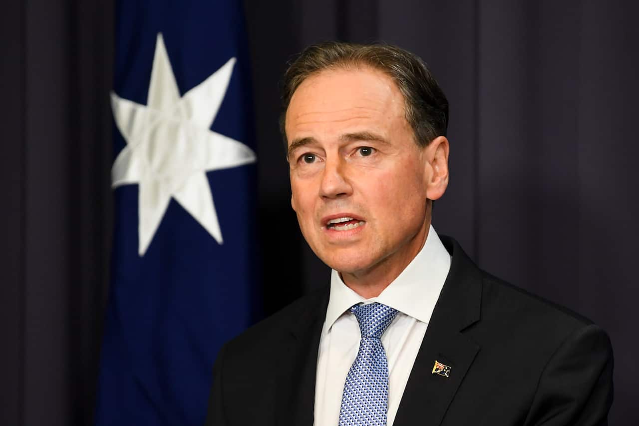 Health Minister Greg Hunt.