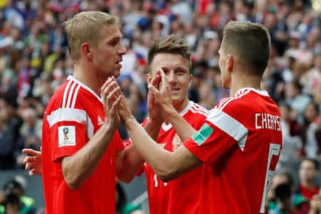 Rampant Russia pummel Saudis 5-0 in World Cup opener