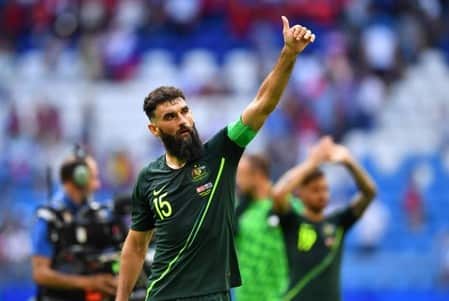 Captain Jedinak makes Australia's point against Denmark