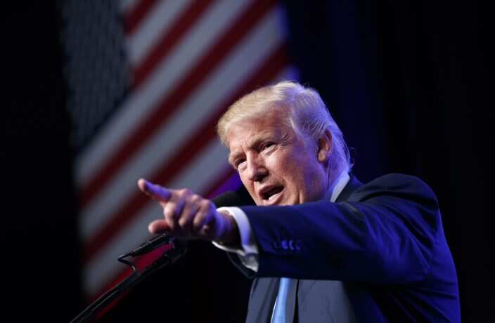 Republican presidential candidate Donald Trump