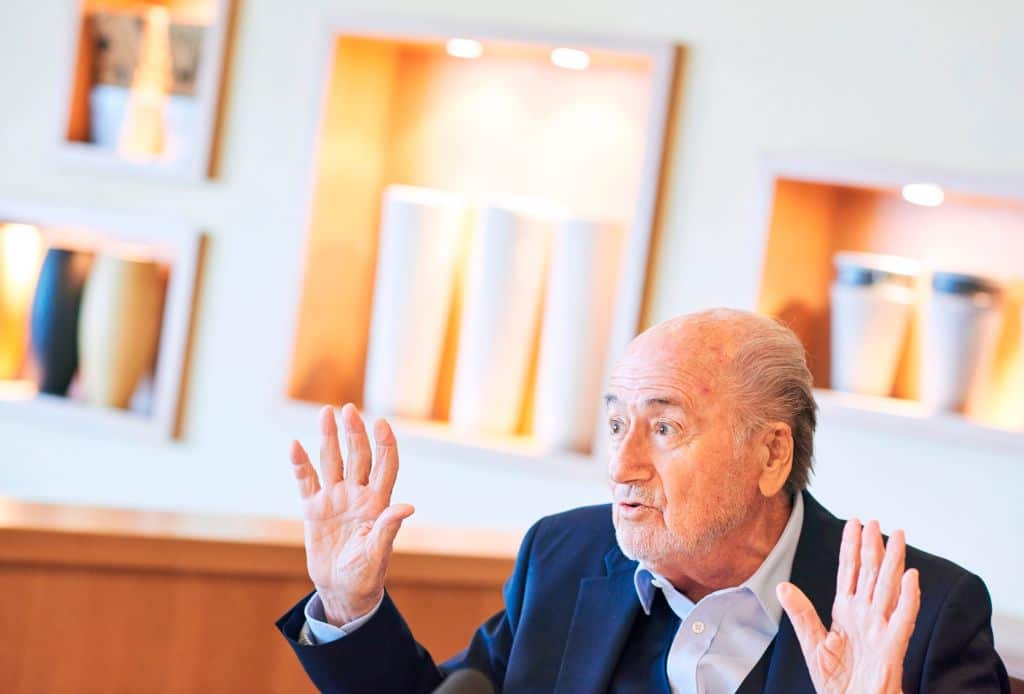 Former FIFA president Sepp Blatte