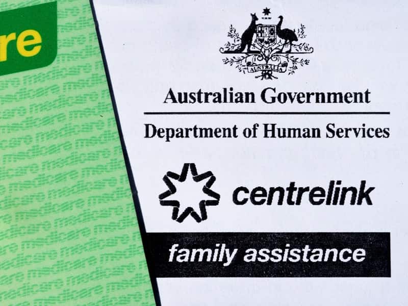 Stock photograph showing Australian Government's Centerlink