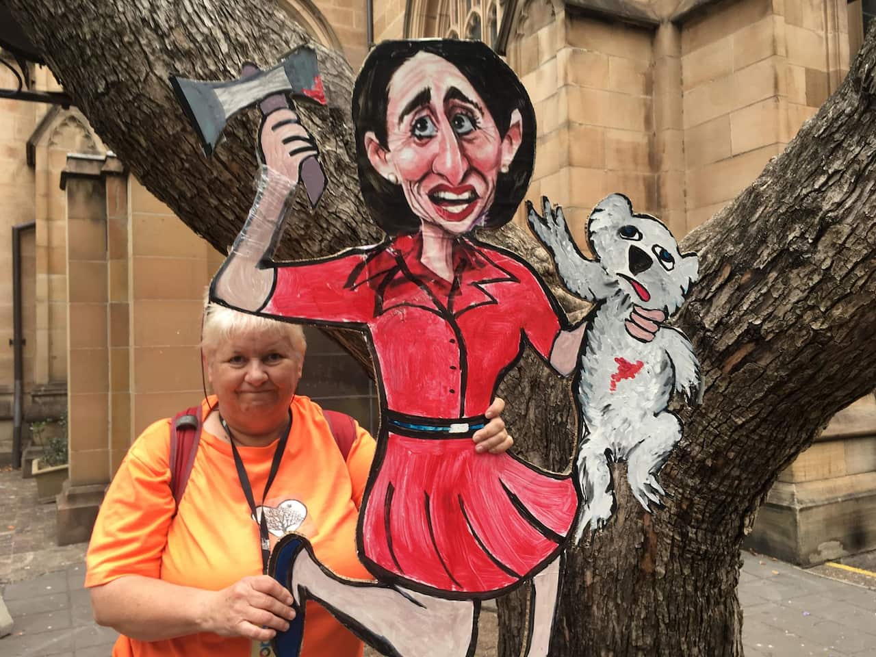 Sydney woman, Claire, told SBS News she's attending the rally because "I'm pissed off".