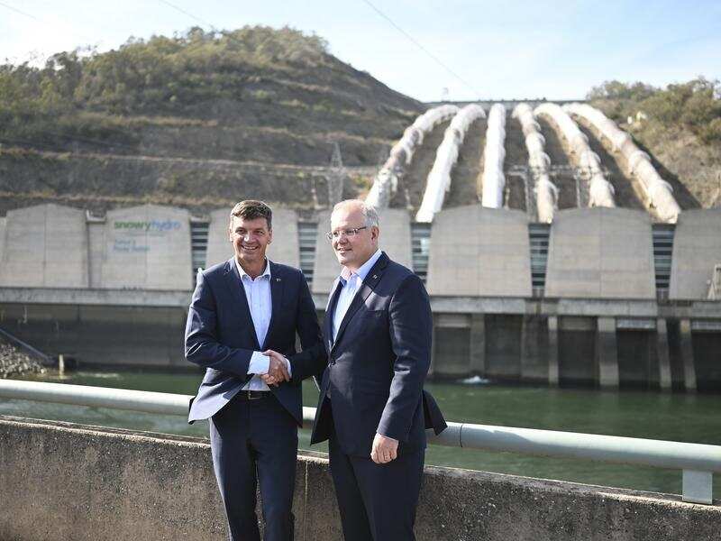 Prime Minister Scott Morrison and Energy Minister Angus Taylor