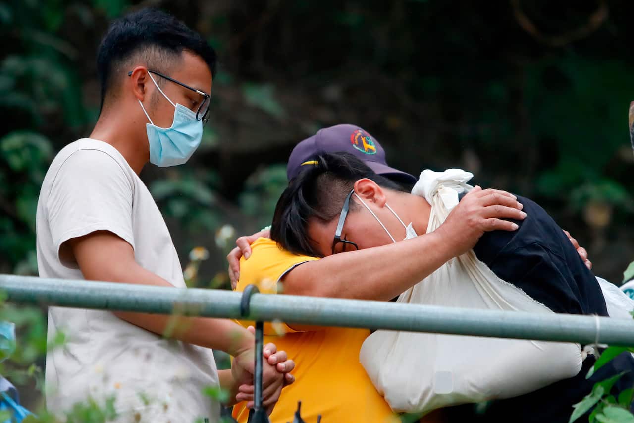 The manager of a construction site whose truck slid onto rail tracks causing a catastrophic train crash in Taiwan has accepted responsibility for the disaster.