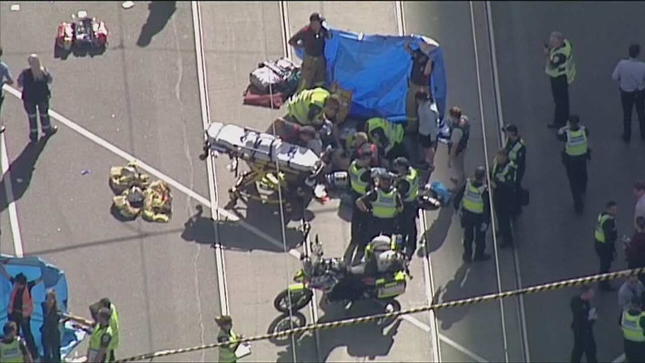 19 people injured in Melbourne incident.